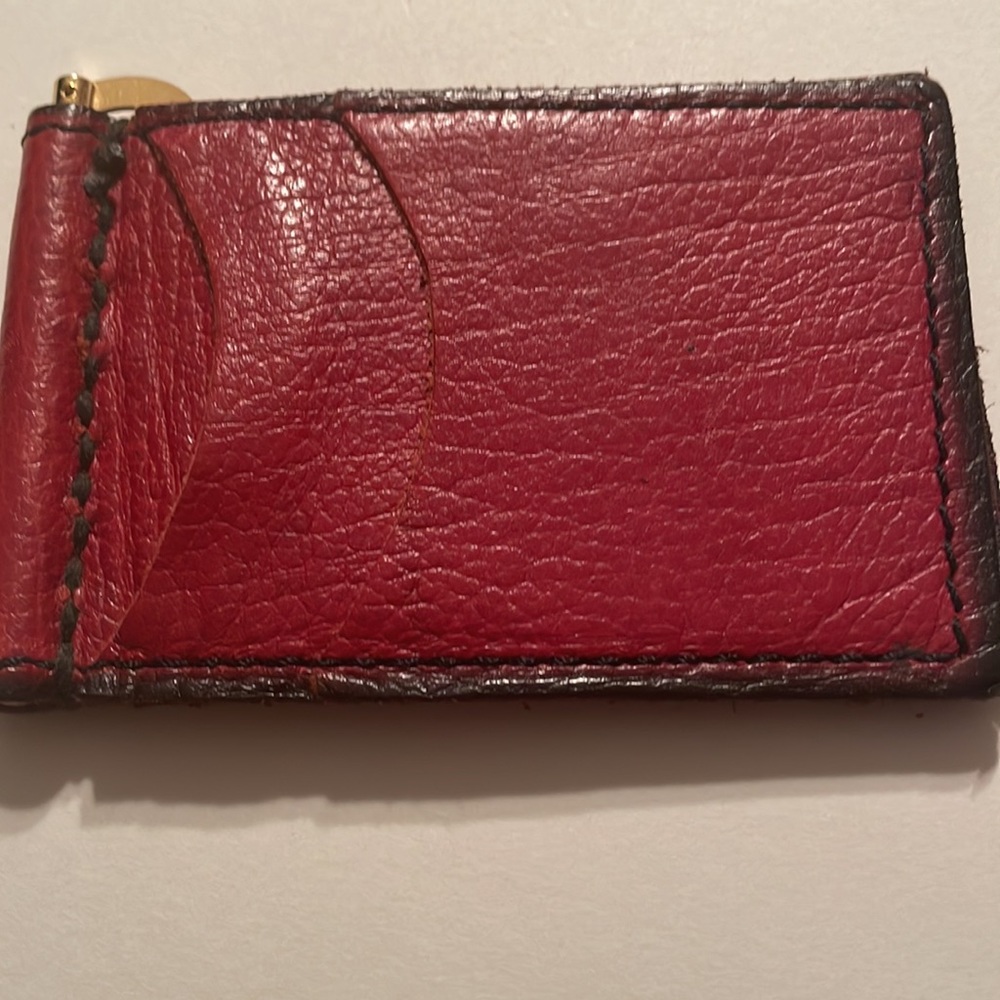 Slim money clip- Holds 4 cards